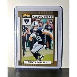 Brock Bowers Rookie 2024 All-Pro Panini NFL #4 Football Card Raiders 1 of 101